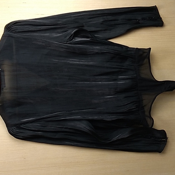 ASTR The Label long sleeve Bodysuit Women's Medium 100% Polyester silky black - Picture 4 of 4